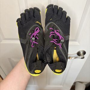 Vibram Five Fingers V Run Women’s Running Shoes, Black Purple Size 40, Us 9